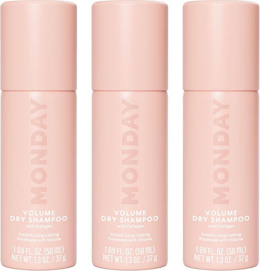 Monday Haircare Volume Dry Shampoo front view 3 pack