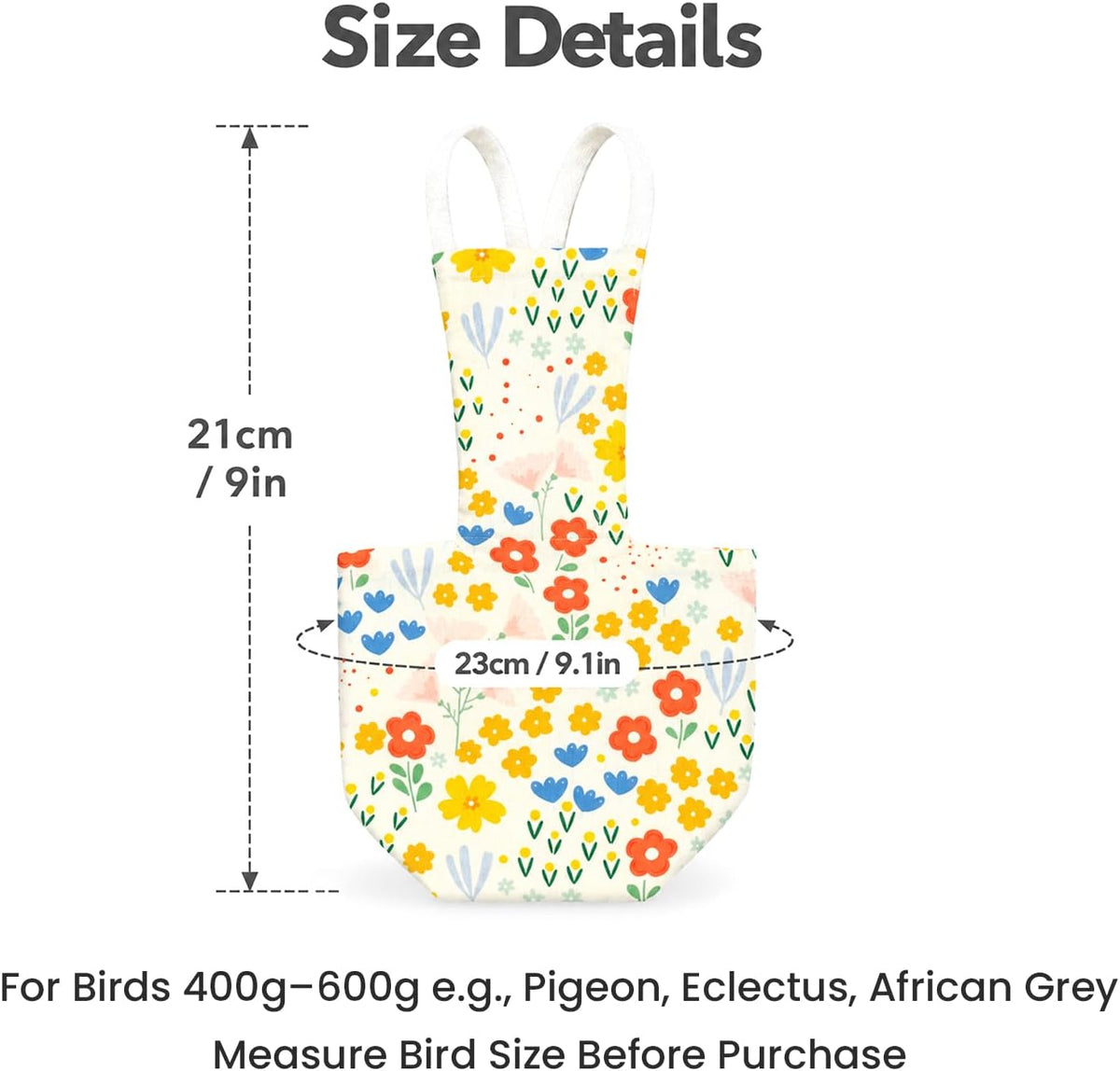 ZANTIE Pigeon Diaper Harness and Leash-Pigeon Pants - Image 5