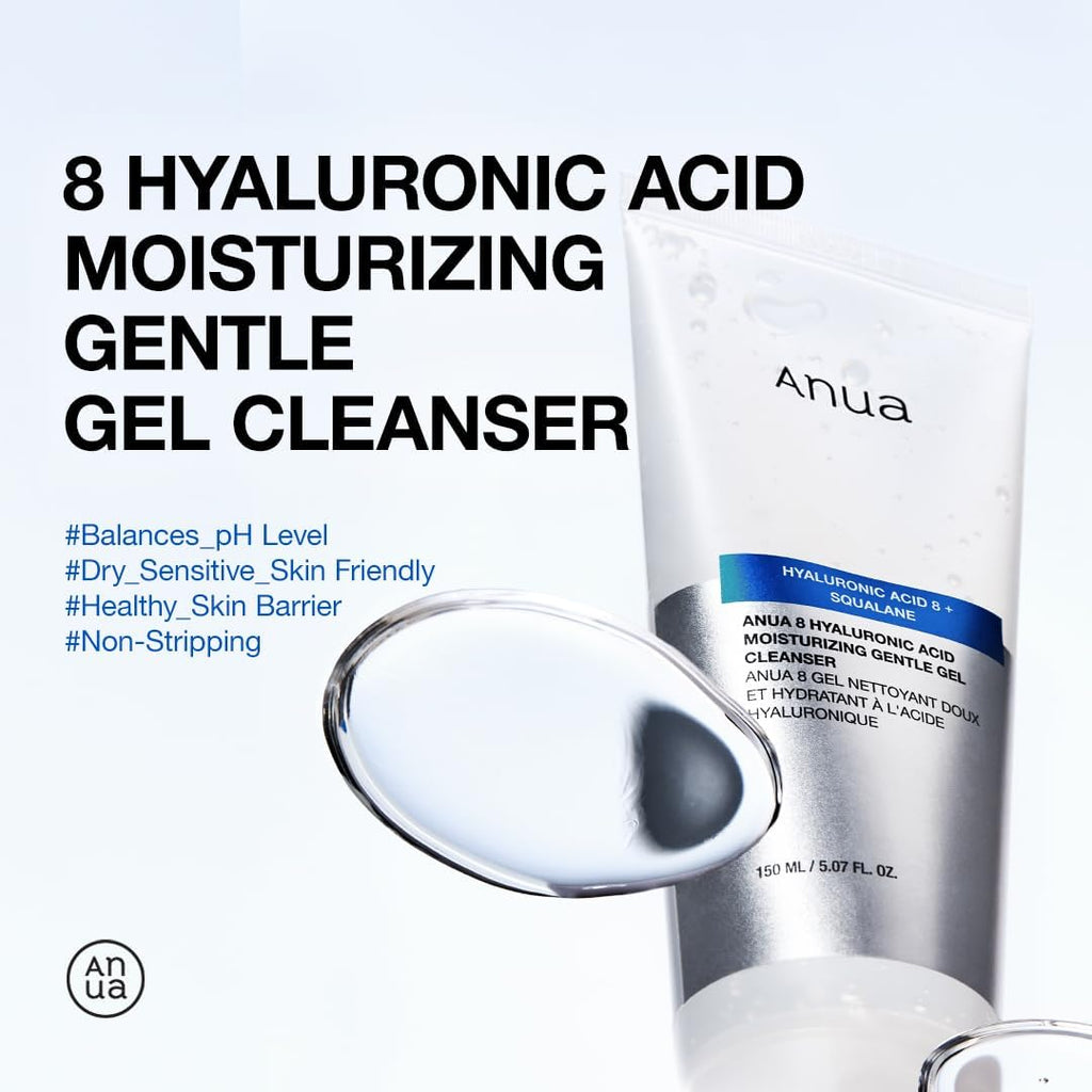 Anua Moisturizing Gentle Gel Cleanser, 5.07 fl oz - Image 2