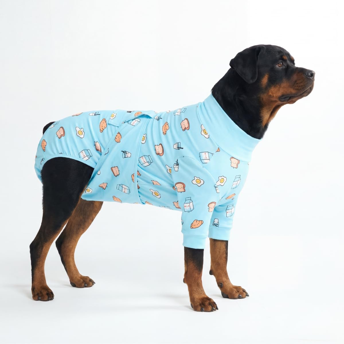 Spark Paws Dog Surgery Recovery Suit - Dog Recovery Suit After Surgery, Anti-Lick Dog Onesie, Abdominal Wound Protector, Soft Cone Alternative for Spay Neuter Male Female Pet Recovery - Dinosaurs, 3XL - Image 11