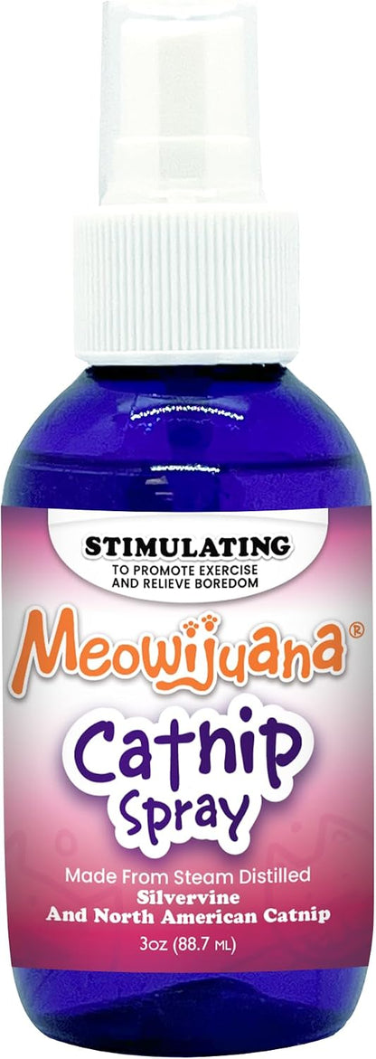 Meowijuana Premium Catnip Spray - 3 oz. | High Potency Formula | Natural Formula for Pet Owners & Multi-Cat Households | Enhance Playtime & Relaxation | Perfect for New Cat Owners - Image 10