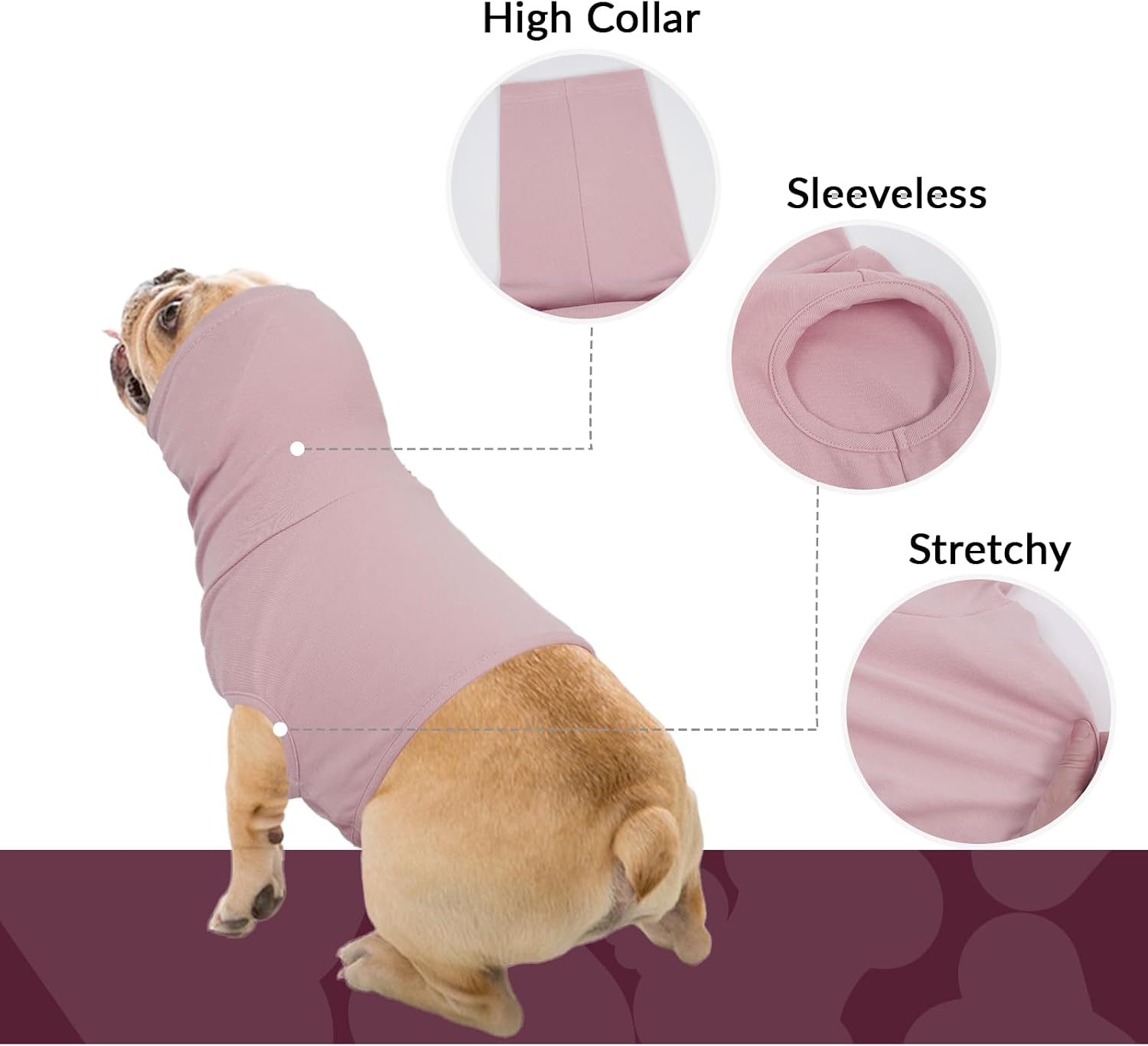 Side view of cat wearing Rozkitch recovery suit