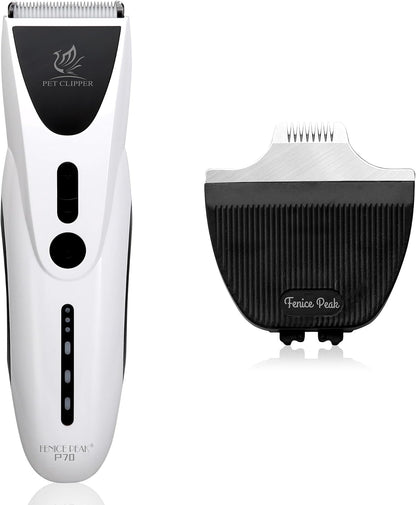 Quiet Cat Grooming Clippers, 2-in-1 Cat Hair Trimmer with Replaceable 420J2 Stainless Steel Blade, 7-Hour Runtime, 3 Speeds, Cordless for Paw, Butt, Back, Ear & Face, Yellow - Image 10