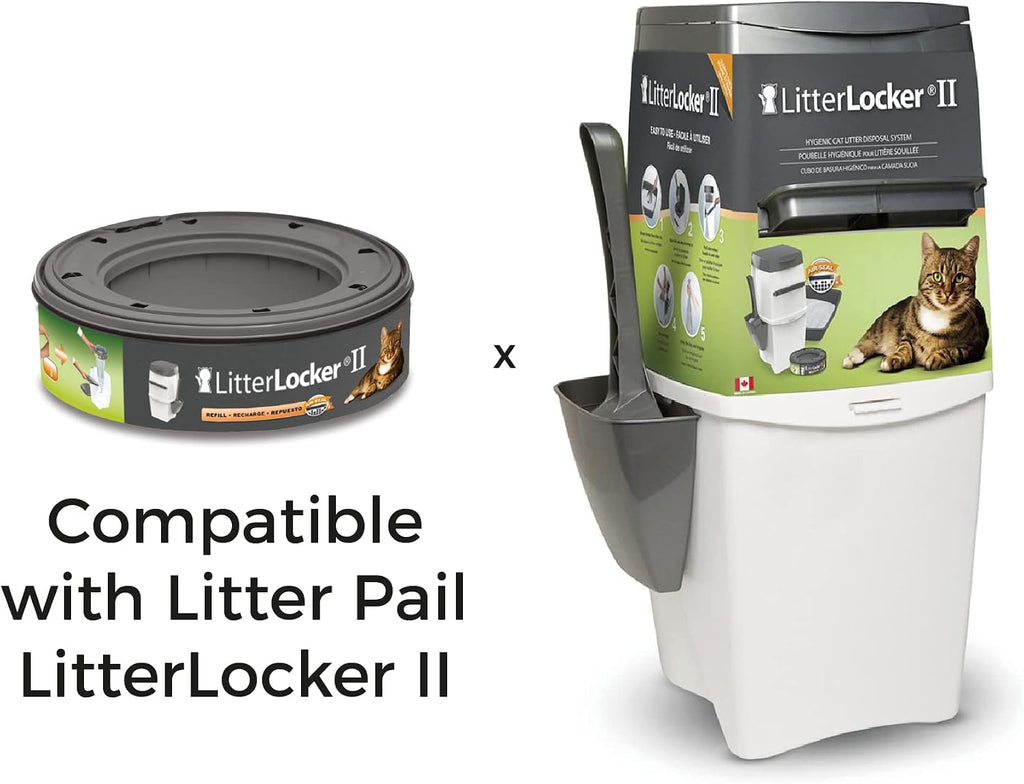 Close up of LitterLocker refill ring and airtight technology