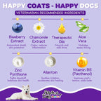 Bright White Grooming Natural Dog Shampoo and Conditioner with Aloe Vera, pH balanced Shampoo for Dogs, Tear-Free, Moisturizing Dog Shampoo for Sensitive Skin - 26.4 Oz - Image 4