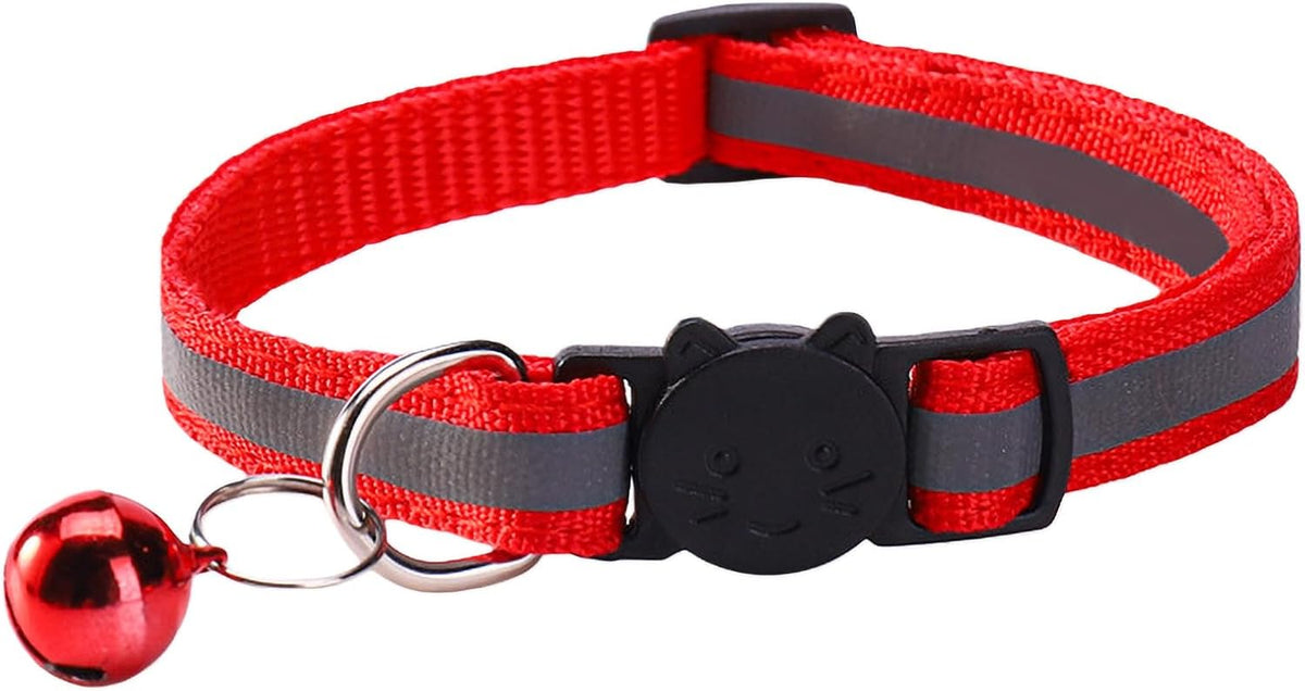 14 Pack Breakaway Cat Collar with Bell, Reflective Kitten Collar for Girl Boy Cats, Safety Buckle Adjustable 7.5-12.5 Inch, 0.4 Inch Width Lightweight, Pet Gifts (Multi-Colored) - Image 5