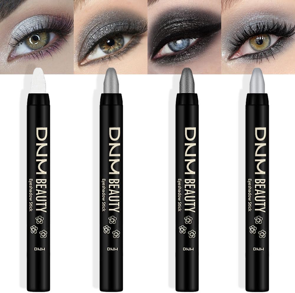 Kaely 4 Piece Metallic Shimmer Smoky Eye Shadow Sticks set front view