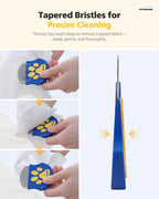 Professional pet eye comb with non-slip grip