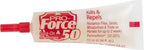 Manna Pro equine topical fly defense applicator tubes showing precise measurement markings