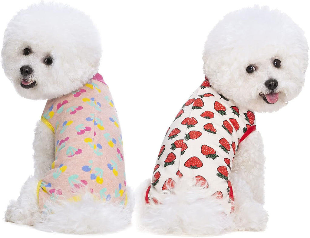 2 Packs Pet Dog Recovery Onesie Suit for Dogs Cats After Surgery,Dog Abdominal Wounds Bandages Cone E-Collar Alternative. (White Flower, M) - Image 10