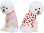 2 Packs Pet Dog Recovery Onesie Suit for Dogs Cats After Surgery,Dog Abdominal Wounds Bandages Cone E-Collar Alternative. (White Flower, M) - Image 10