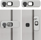 HFengQ child proof refrigerator lock two pack front view