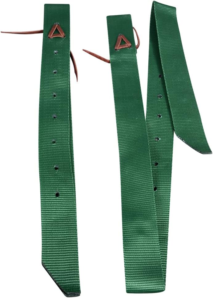 HILASON Premium Single Nylon Cinch Tie Strap and Off Billet Set | Saddle - Image 10