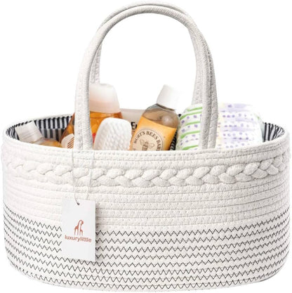 Luxury Little diaper caddy organizer front view
