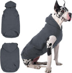 IECOii XL Dog Sweater & Pullover Hoodie for Large Dogs, Warm Fleece Layer with Hood for Cold Weather, Boys & Girls, Blue, Size XL - Image 13