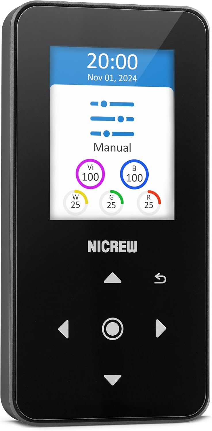Nicrew HyperReef Gen 2 Controller front view with LCD screen