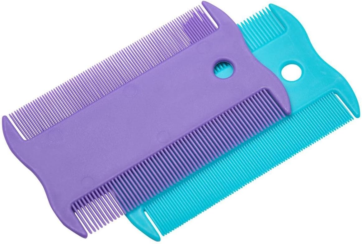 Paw Brothers double sided fine tooth flea brush for cats and dogs displayed individually.