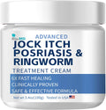 Ownsun Bio-MD Jock Itch Cream front view jar for fast antifungal relief