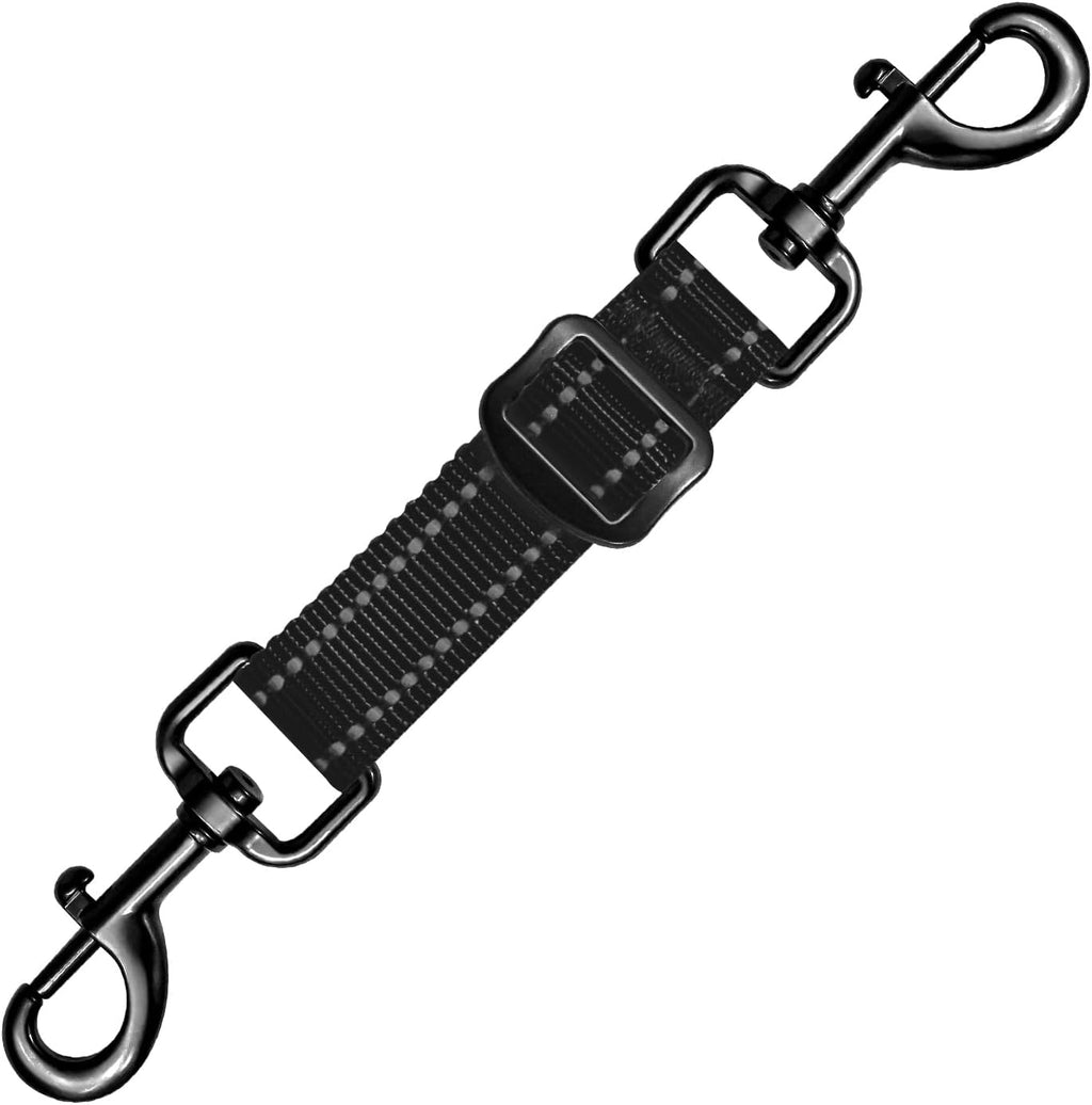 Woinxenn dog collar safety clip front view premium pet backup connector