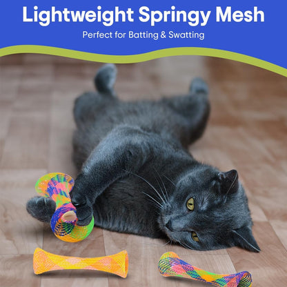 Close up of Spot Kitty Fun Tubes mesh design