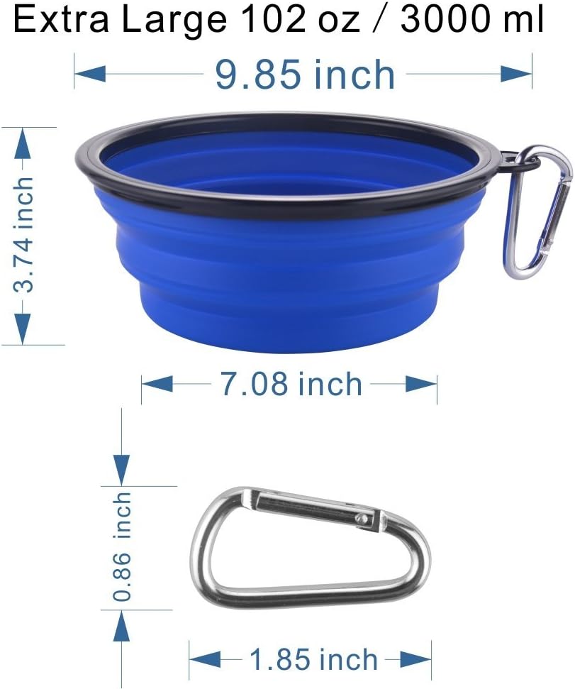 Guardians premium quality travel bowl being washed easily under running tap water to show easy maintenance