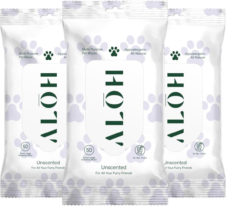 ALH Hypoallergenic | All-Natural | Multi-Purpose Pet Wipes, Unscented 50ct Wipes - Image 9