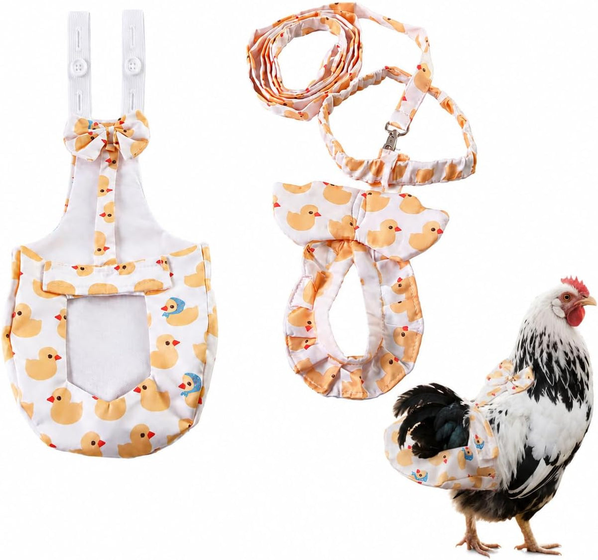Indoor chicken supplies and plaid diaper set