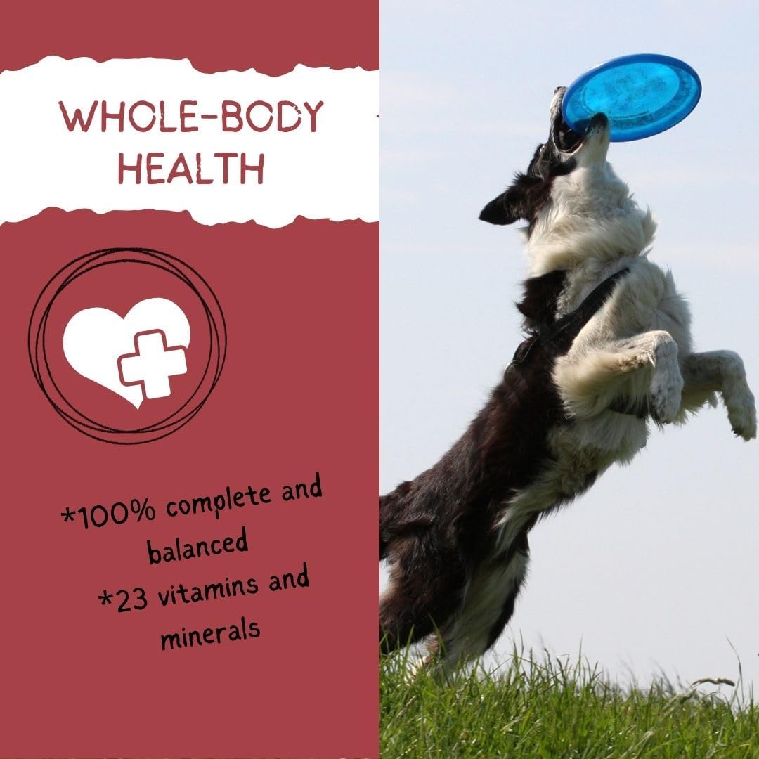 Crafted From Scratch grain free air dried high protein dog mixer nutritional label