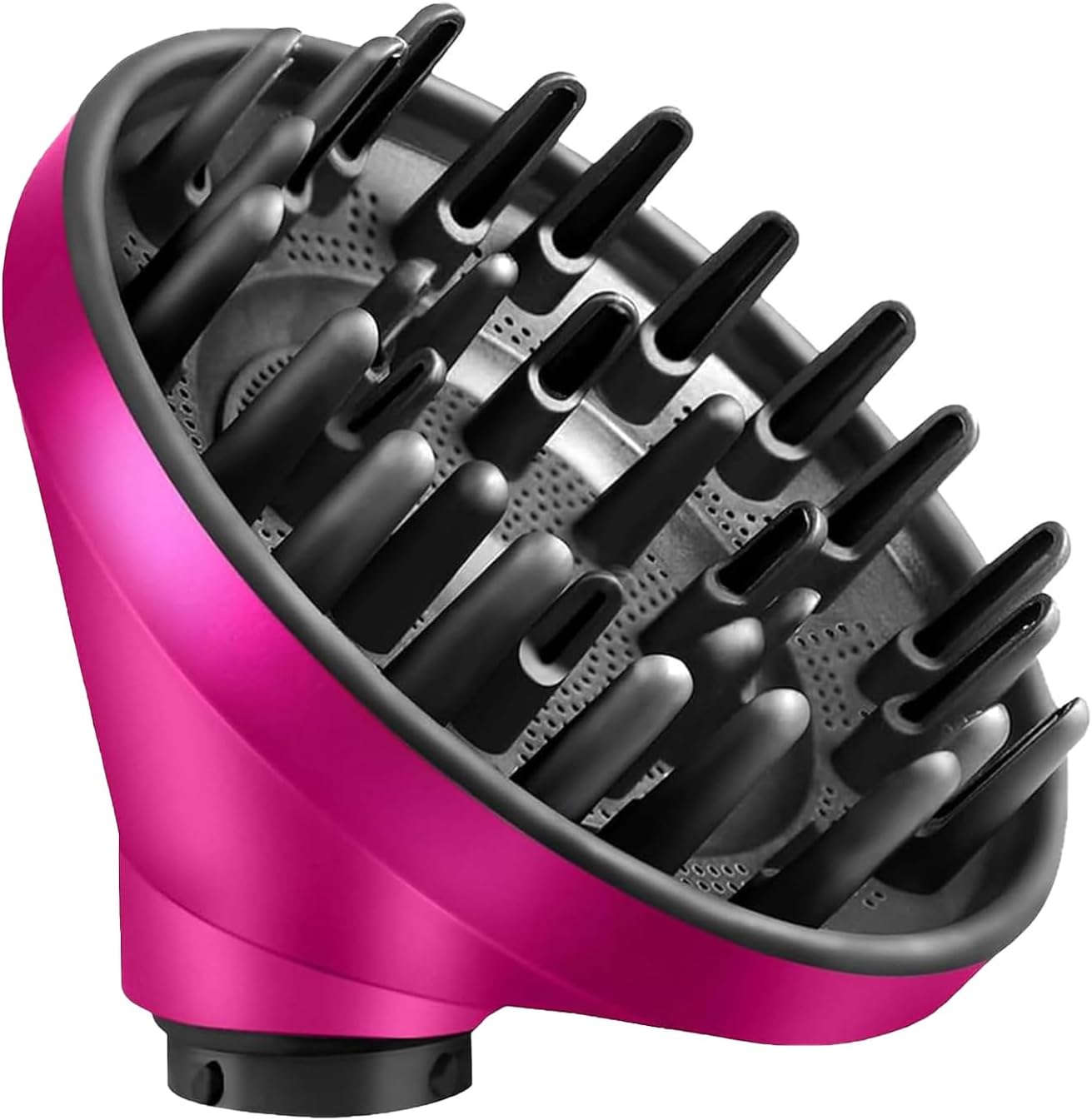 Vanvany upgraded diffuser attachment for Dyson Airwrap front view showing rose pink finish
