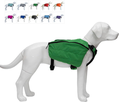 Lovelonglong Large Dog Backpack, Outdoor Hound Saddle Bag Dog Pack with Side Pockets for Small Medium Large Dogs, Adjustable Tactical Dog Pack for Hiking, Travel, Camping, Training Gray M - Image 10