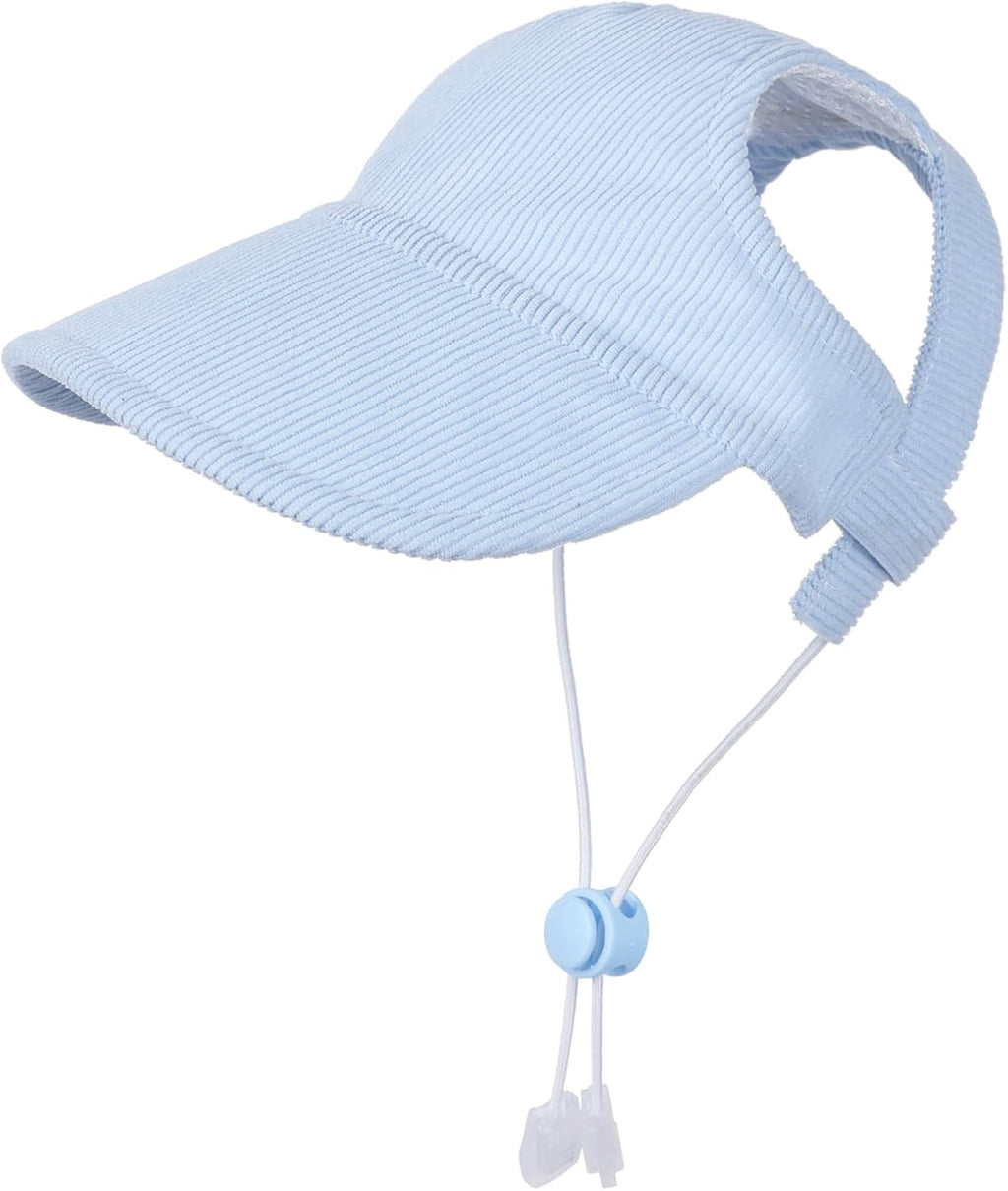 Pet Dog Baseball Cap, Cat Hat, Cat Dog Sun Cap with Ear Holes, Adjustable Puppy Outdoor Sun Hat (Red, Small) - Image 12