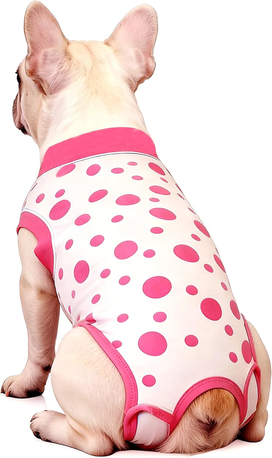 Dog Surgery Recovery Suit After Spay - Dogs Cone Alternative Onesie with Pee Hole, Breathable Anti Licking Neuter Post Surgical Dog Recovery Suit - Image 10