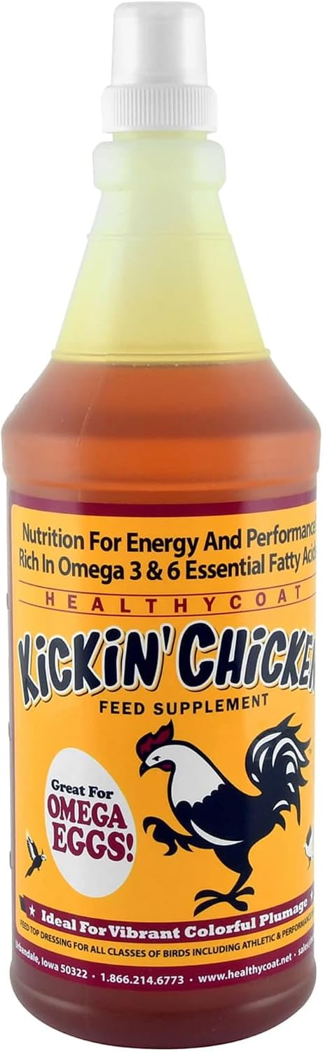 Healthy Coat Kickin' Chicken Feed Supplement: Gallon. Plumage, Skin, Molting, Egg, Immune System, Energy - Image 10