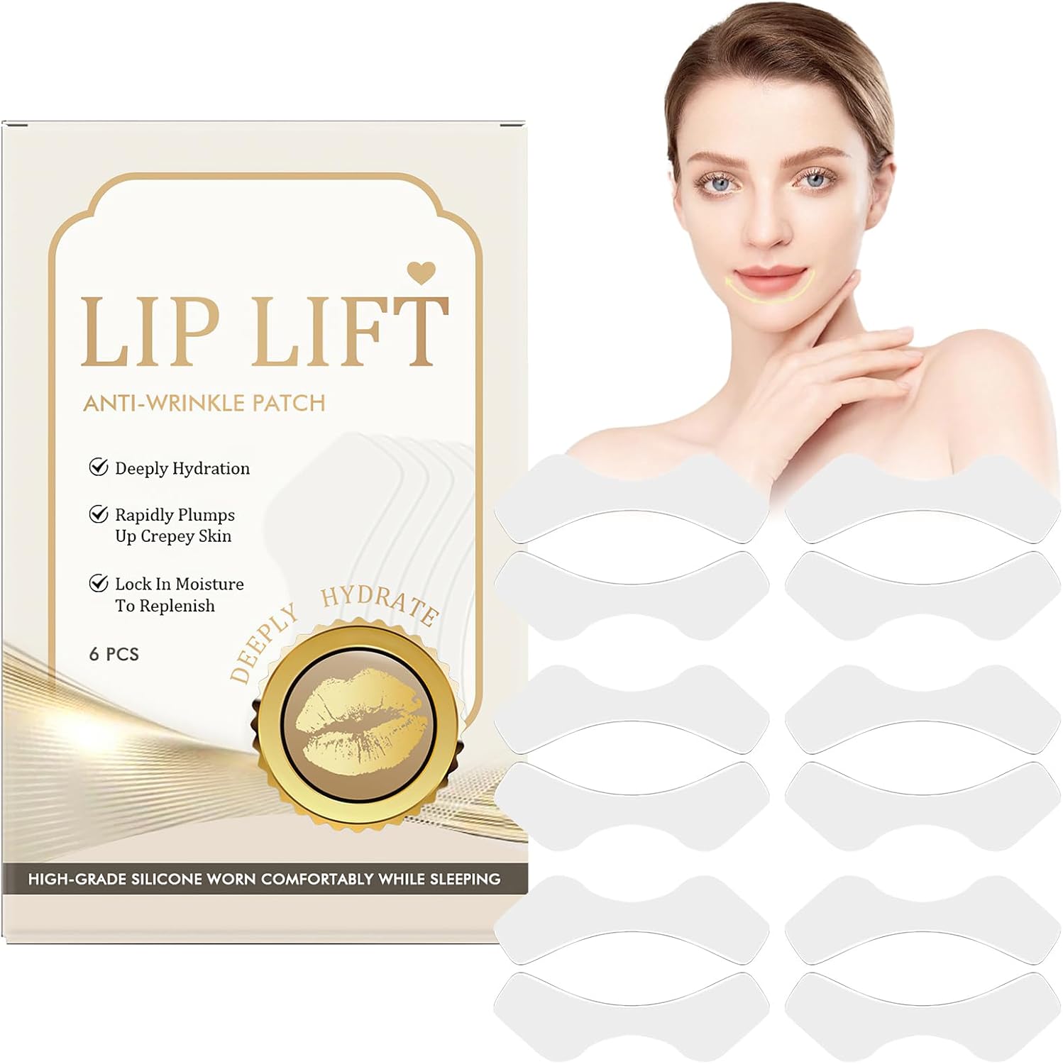 Vitashynx smile line patches packaging front view