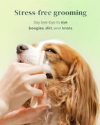 Petora grooming tool held in hand showing ergonomic grip