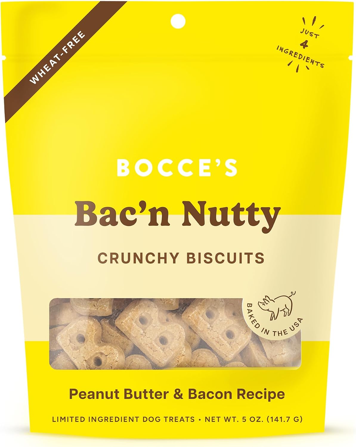 Bocce's Bakery Oven Baked Bedtime Tea Treats for Dogs, Wheat-Free Everyday Dog Treats, Made with Real Ingredients, Baked in The USA, All-Natural Biscuits, Banana, Vanilla, & Lavender, 5 oz - Image 10