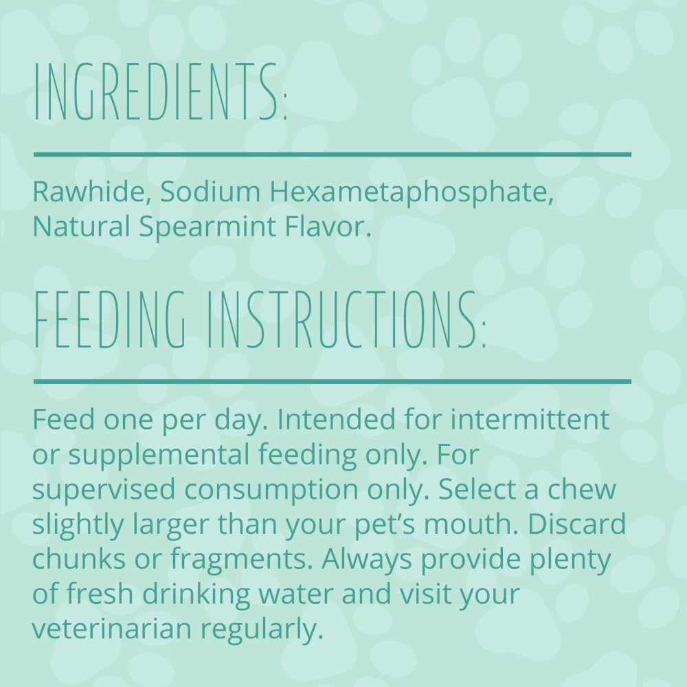 Highly digestible rawhide sticks for canine dental health