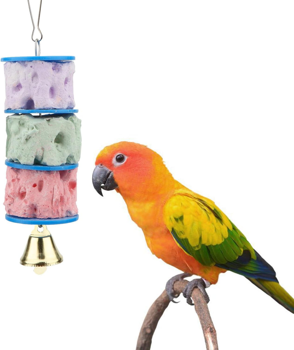 Packaging view of Wontee calcium mineral stone for cage enrichment.