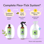 kin+kind Natural Flea and Tick Prevention for Dogs - Non-Greasy Coat Spray, Vet-Formulated, Lavender, 12 fl oz - Image 9