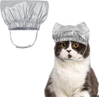 Pet Shower Cap Waterproof Reusable Bath Ear Covers with Adjustable Strap Cat Dog Bathing Hat for Ears Protection Elastic Headgear for Cat Dog Kitten Puppy (Pink,M (12.6''-18.1'')) - Image 10