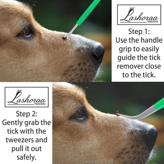 Fine tip tweezers from the Valonic premium tick remover set