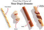 Nutritional label and ingredient information for DreamBone chews