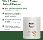 Aniwell natural allergy and skin health chews for pet hot spot treatment