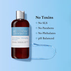 IGroom shampoo bottle isolated on a clean white background