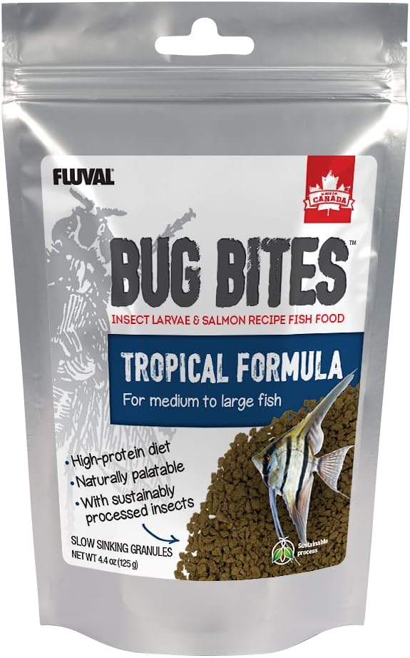 Fluval Bug Bites Tropical Fish Food, Small Granules for Small to Medium Sized Fish, 1.6 oz., A6577 - Image 11