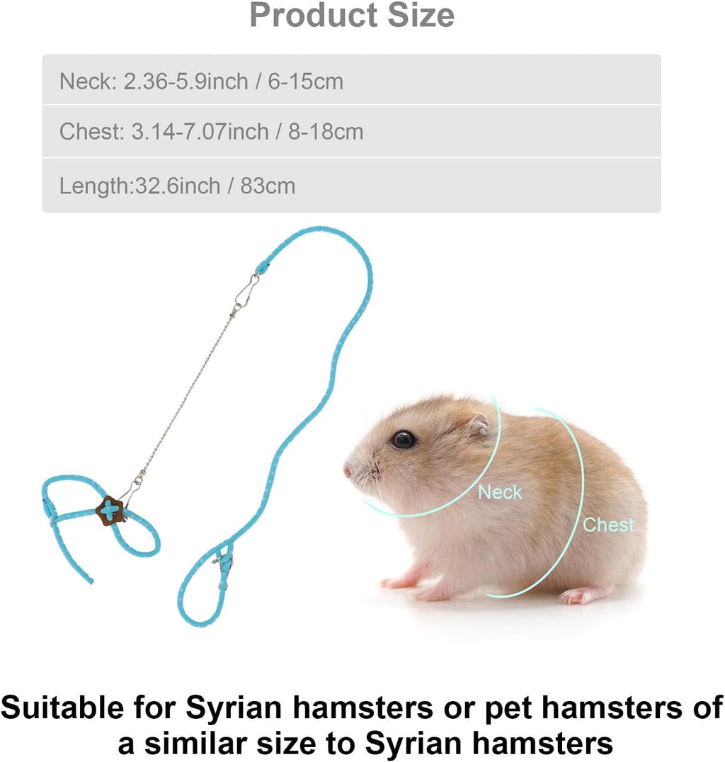 Hypeety small pet harness showing adjustable neck and chest straps