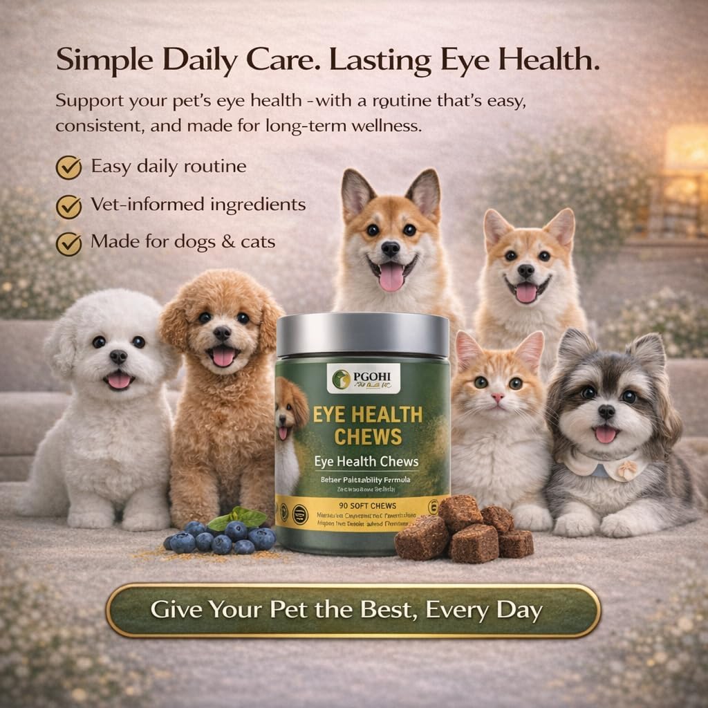 Natural Plus Eye Health Chewable Tablets for Pets, Tear Stain Support Supplement for Cats & Dogs, 90 Count - Image 9