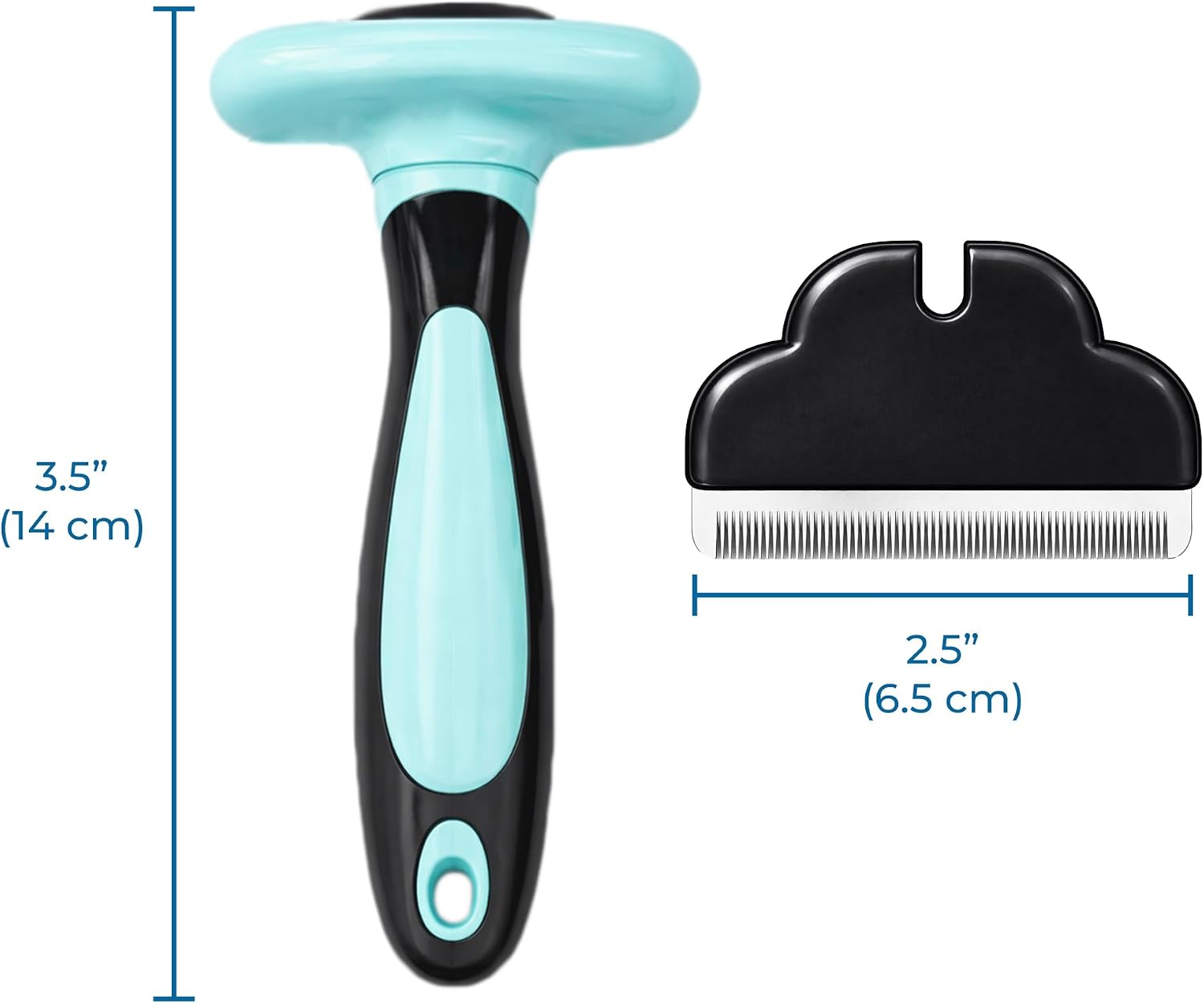 SunGrow brush close up on stainless steel teeth