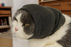 Close up of breathable pinpoint mesh cat ear wrap