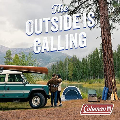 Authentic USA imported Coleman insect repellent product packaging displaying ten hour defense logo